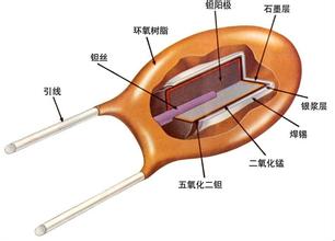 直插鉭電容結構原理圖